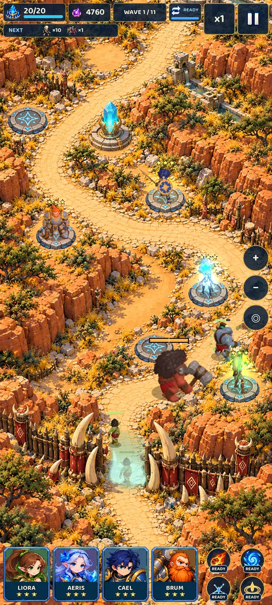 The last stage of Chapter 2: the Tusk War-Chief walking up the road toward the Core